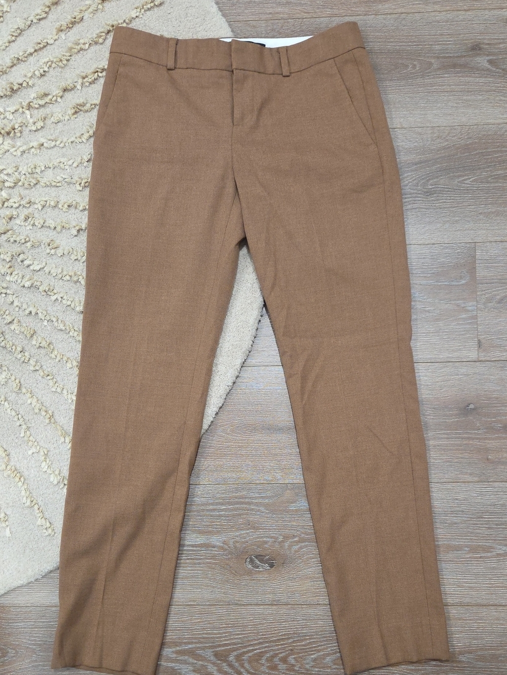 Camel Brown Banana Republic Ryan Pants Petite